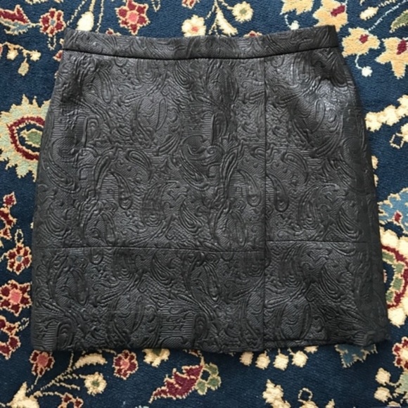 SALE J Crew Origami Mini skirt metallic matelassé - Picture 3 of 8